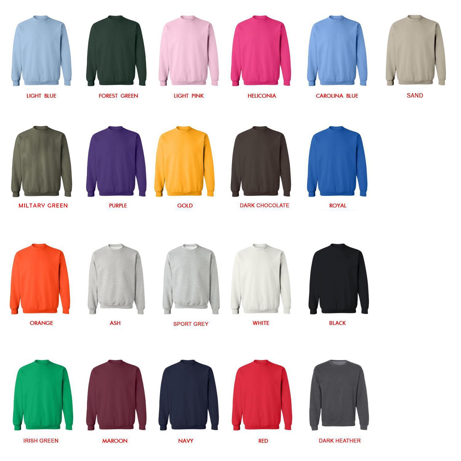 sweatshirt color chart - Ultraman Merch