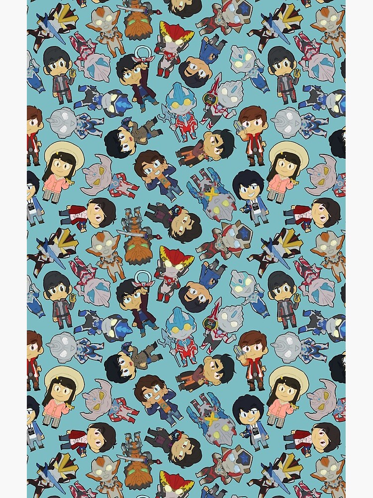 New Generation Heroes Tile Shower Curtain - Image 2