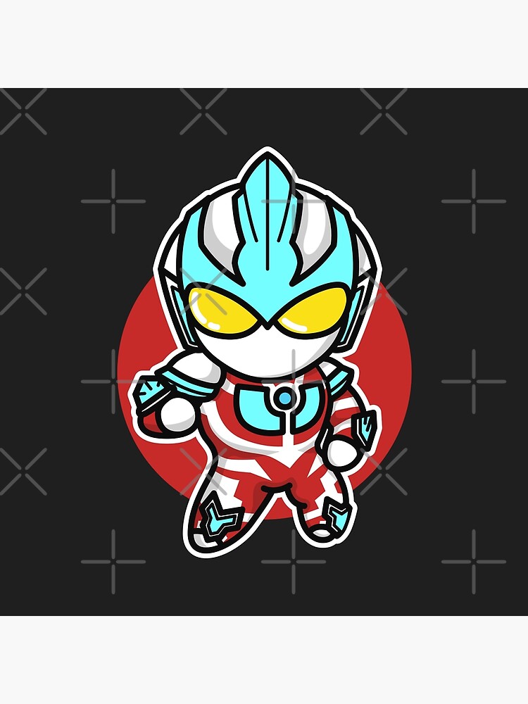 Ultraman Ginga Chibi Style Kawaii Tapestry - Image 2