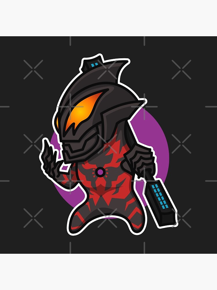 Ultraman Belial Chibi Style Kawaii Tapestry - Image 2