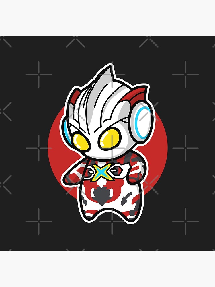 Ultraman X Chibi Style Kawaii Tapestry - Image 2