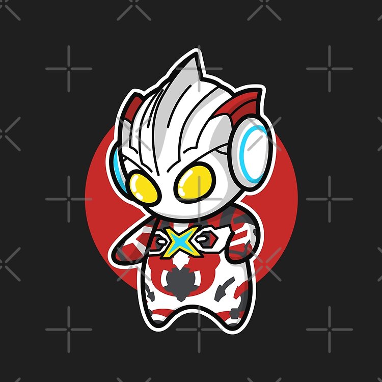 Ultraman X Chibi Style Kawaii Tote Bag - Image 2