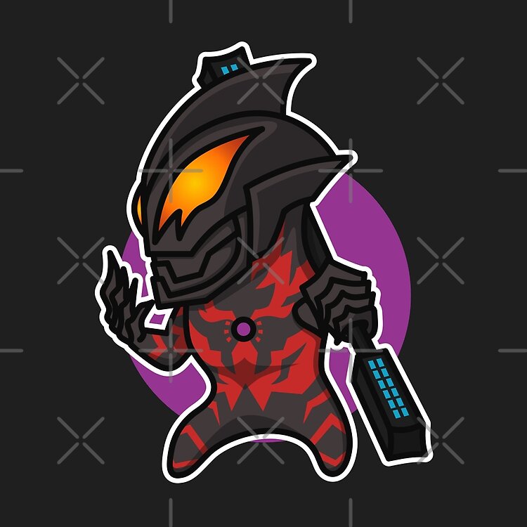 Ultraman Belial Chibi Style Kawaii Tote Bag - Image 2