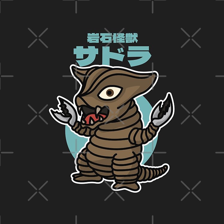Rock Kaiju Sadola Chibi Style Kawaii Tote Bag - Image 2