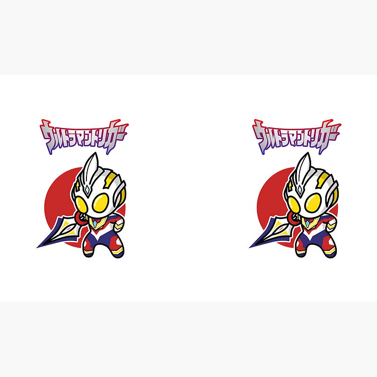 Ultraman Trigger Multi Type Chibi Style Kawaii Mug - Image 2