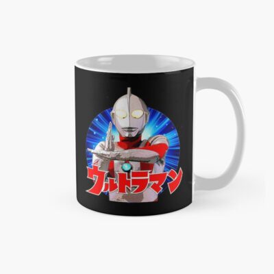 Red White Tokusatsu Hero Pose Mug