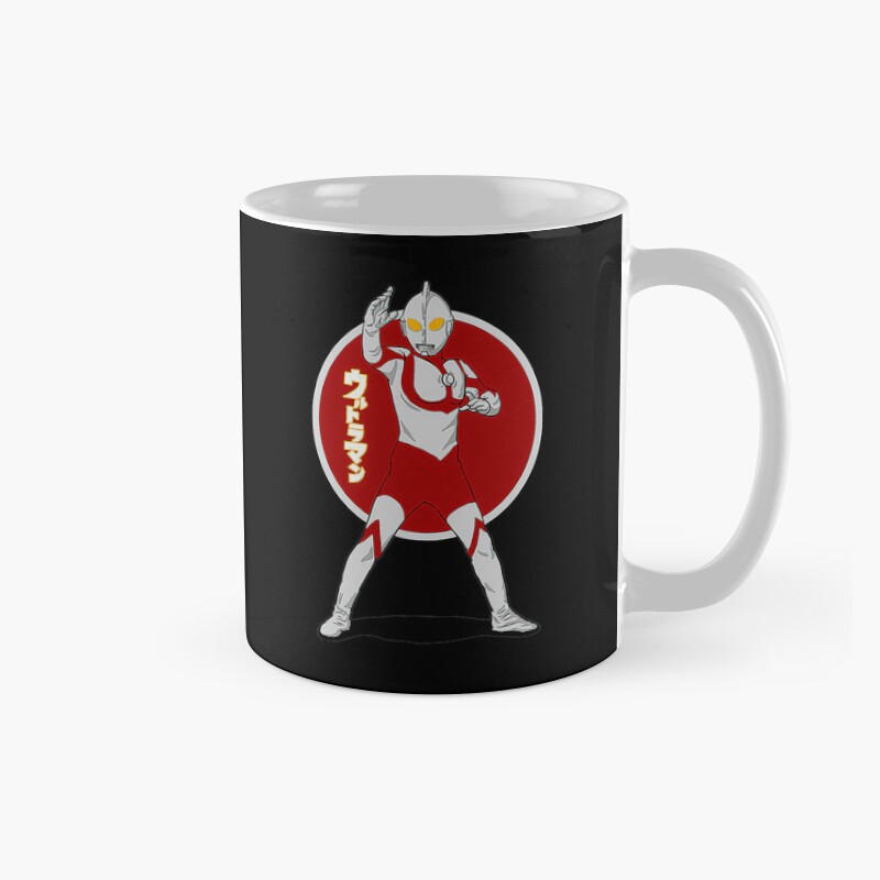 Classic Silver Red Hero Standing Mug