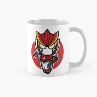 Ultraman Rosso Chibi Style Kawaii Mug