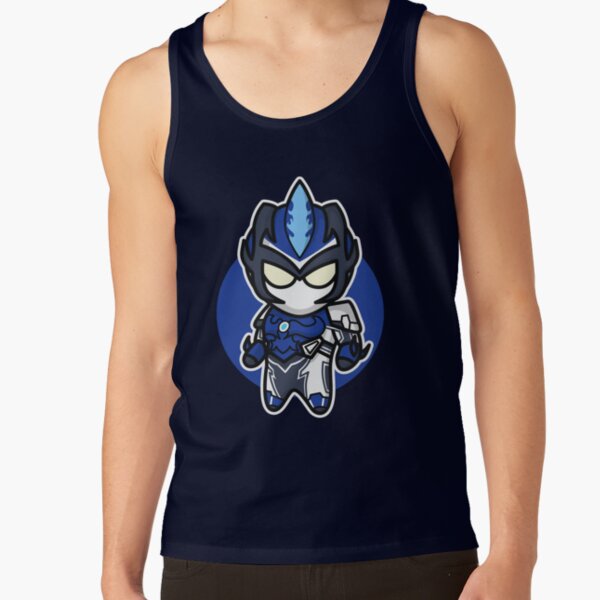 Ultraman Blu Chibi Style Kawaii Tank Top - Image 5