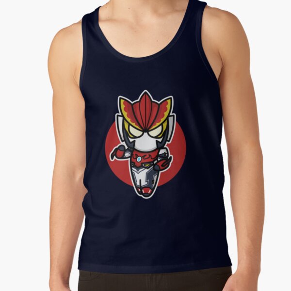 Ultraman Rosso Chibi Style Kawaii Tank Top - Image 5