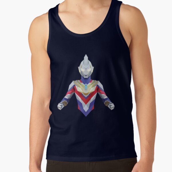Ultraman Trigger Low Poly Art Tank Top - Image 5