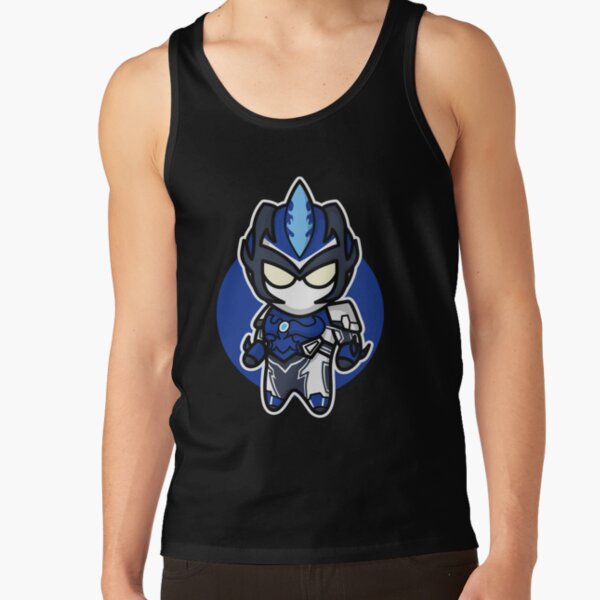 Ultraman Blu Chibi Style Kawaii Tank Top - Image 2