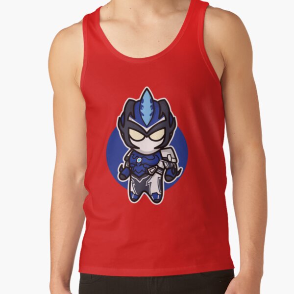 Ultraman Blu Chibi Style Kawaii Tank Top - Image 4