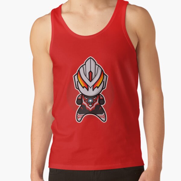 Ultraman Orb Thunder Breastar Chibi Style Kawaii Tank Top - Image 4
