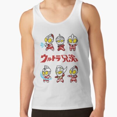 The Ultra Brothers In A Chibi Style Kawaii Tank Top