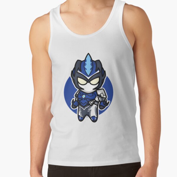 Ultraman Blu Chibi Style Kawaii Tank Top
