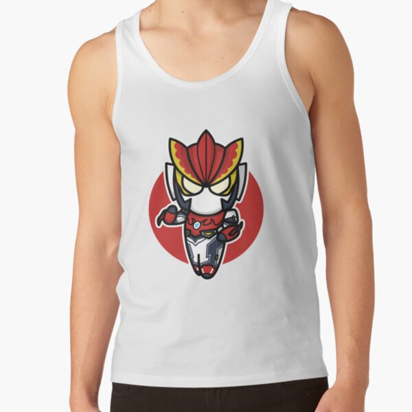 Ultraman Rosso Chibi Style Kawaii Tank Top