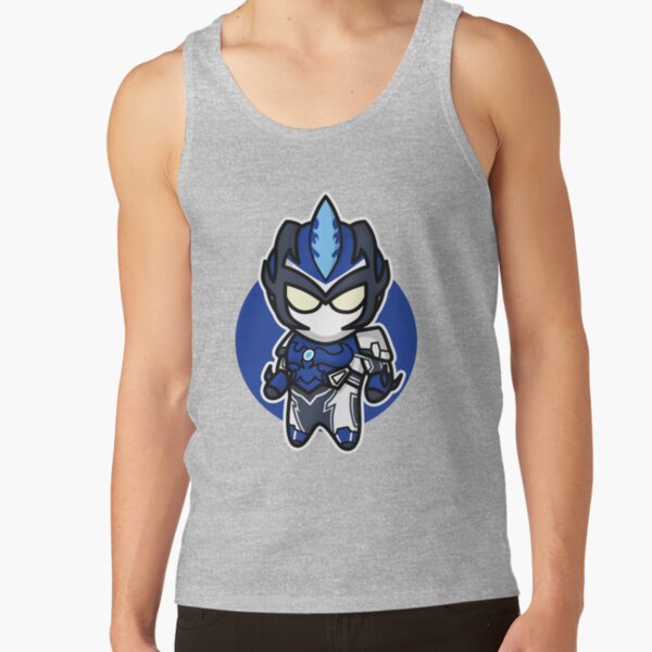 Ultraman Blu Chibi Style Kawaii Tank Top - Image 3