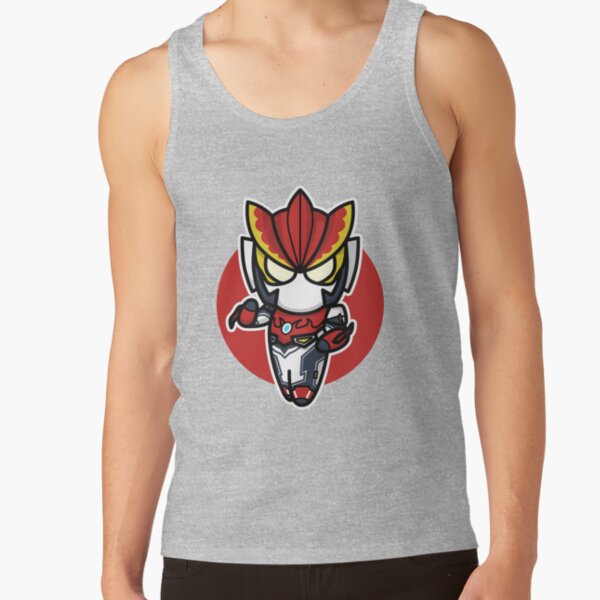 Ultraman Rosso Chibi Style Kawaii Tank Top - Image 3