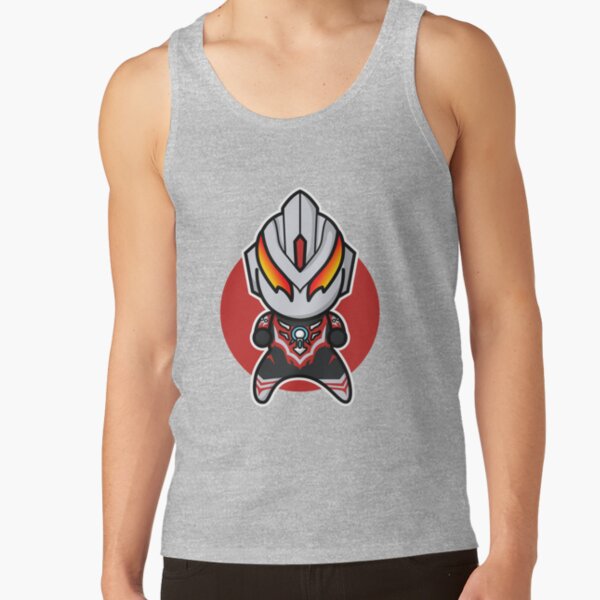 Ultraman Orb Thunder Breastar Chibi Style Kawaii Tank Top - Image 3