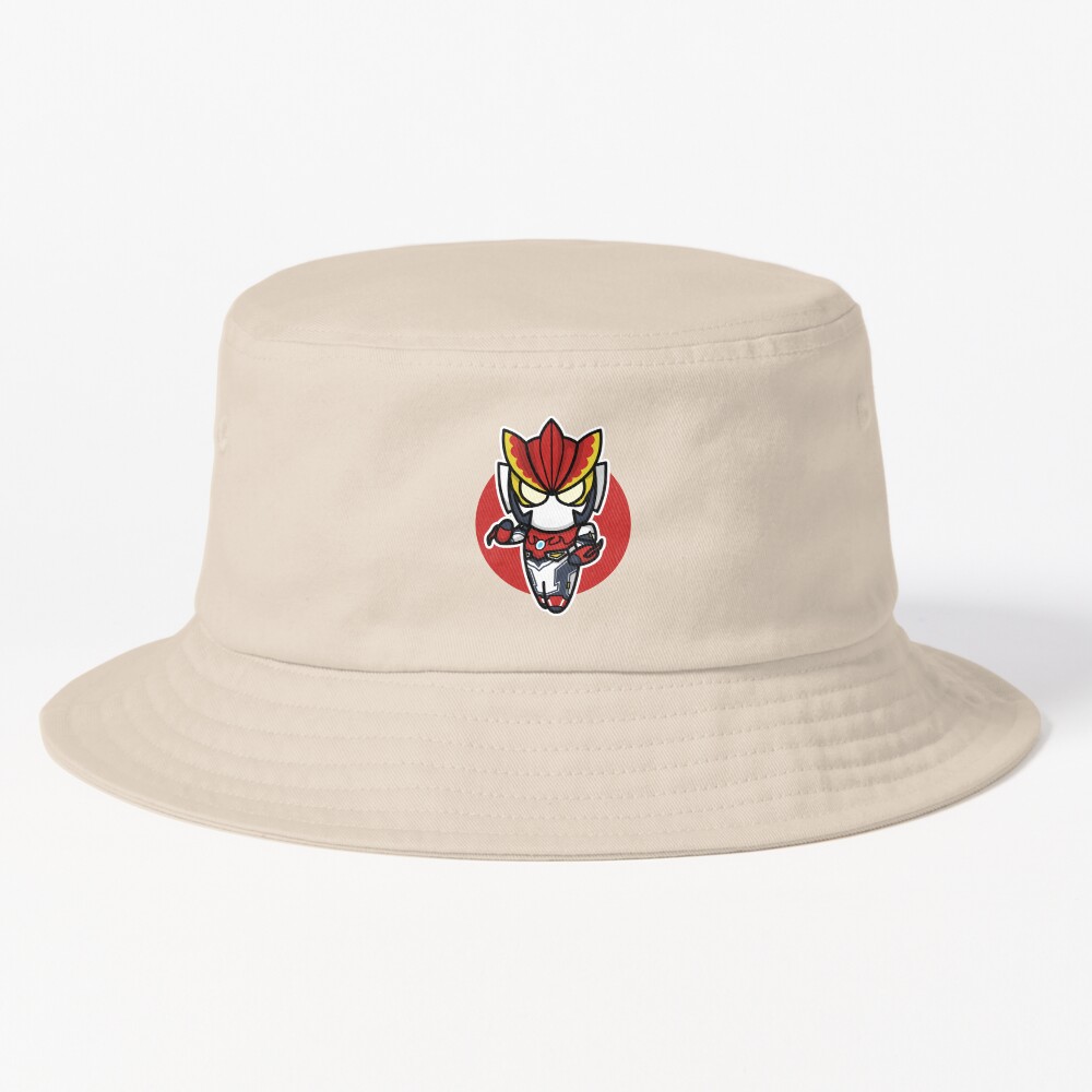 Ultraman Rosso Chibi Style Kawaii Bucket Hat