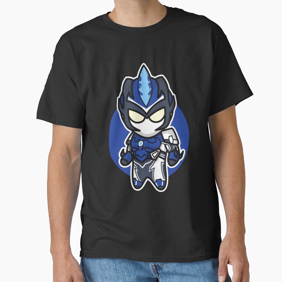 Ultraman Blu Chibi Style Kawaii T-shirt - Image 2