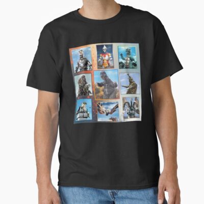 Godzilla And Friends And Foes Retro Vintage T-shirt