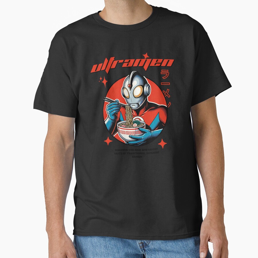 Ultra Ramen Japan Sci Fi Funny Noodle Love Ramen T-shirt - Image 2