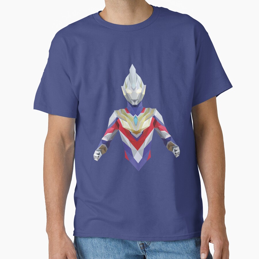 Ultraman Trigger Low Poly Art T-shirt - Image 4