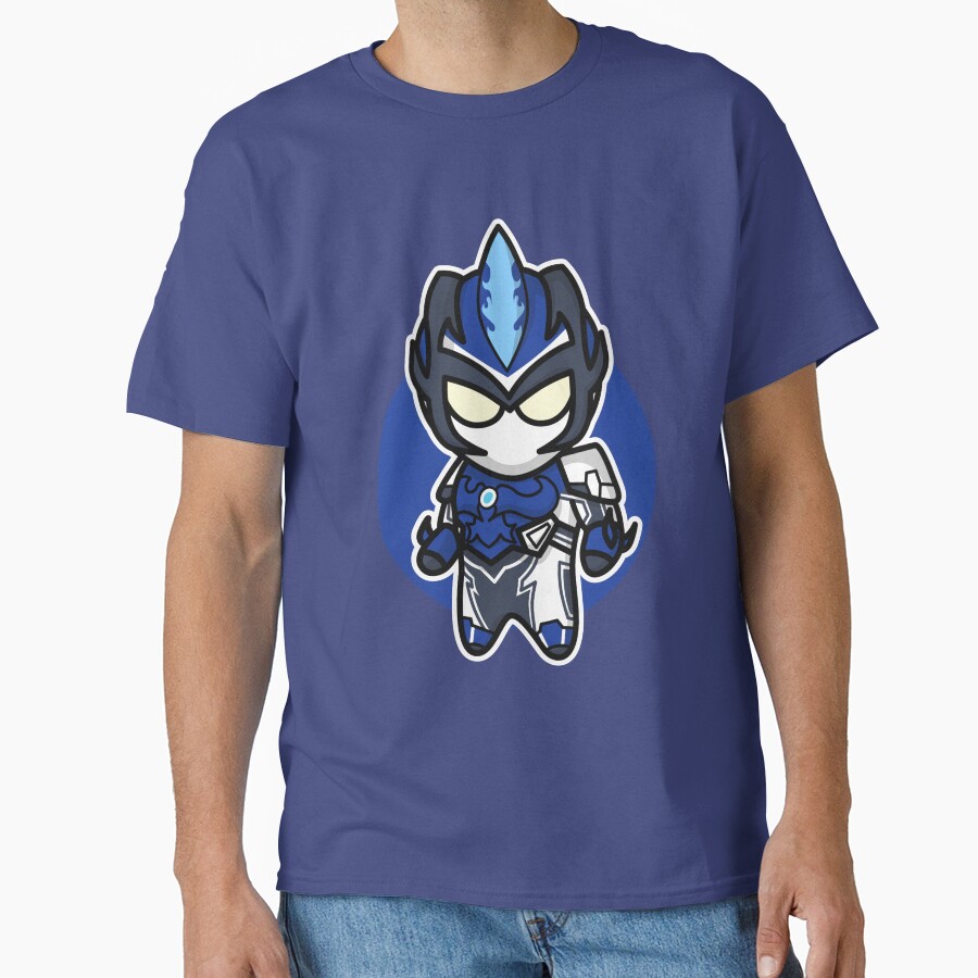 Ultraman Blu Chibi Style Kawaii T-shirt - Image 4