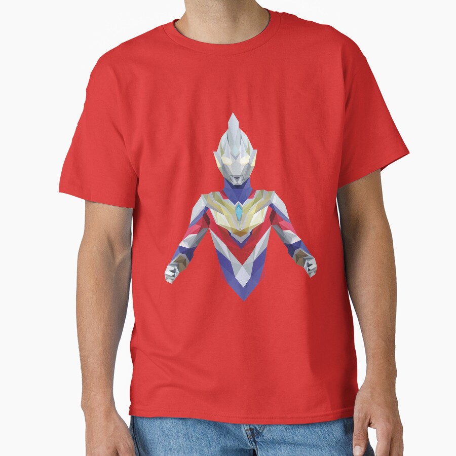 Ultraman Trigger Low Poly Art T-shirt - Image 5