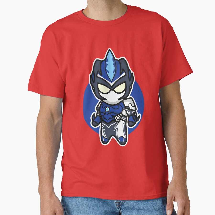Ultraman Blu Chibi Style Kawaii T-shirt - Image 5