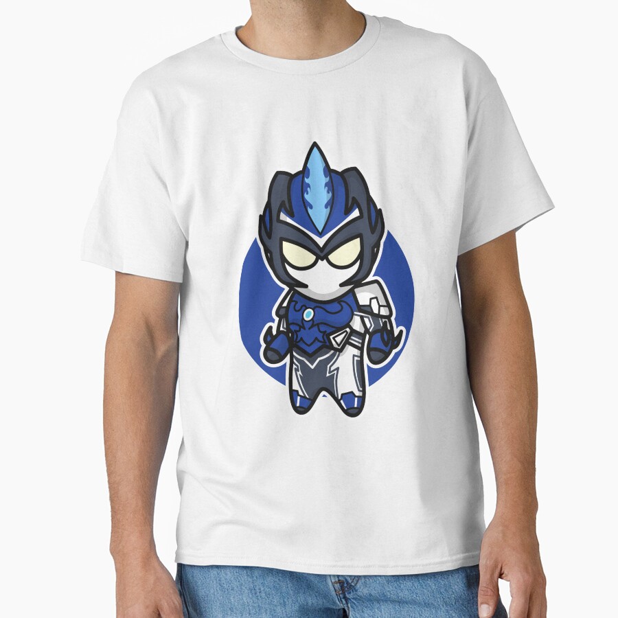 Ultraman Blu Chibi Style Kawaii T-shirt