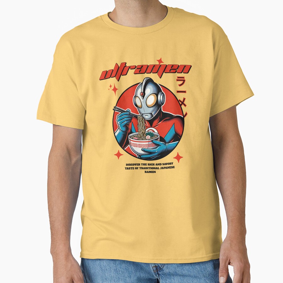 Ultra Ramen Japan Sci Fi Funny Noodle Love Ramen T-shirt - Image 6