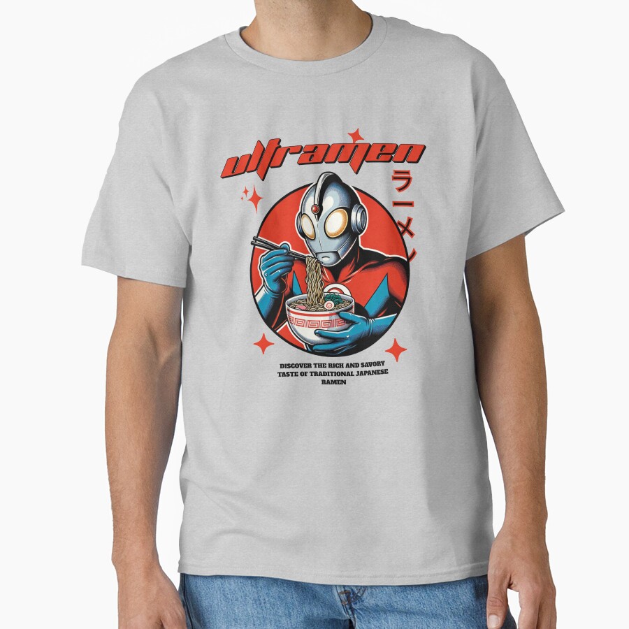 Ultra Ramen Japan Sci Fi Funny Noodle Love Ramen T-shirt - Image 3