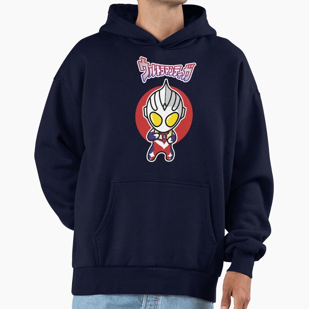 Ultraman Tiga Multi Type Chibi Style Kawaii Hoodie - Image 5