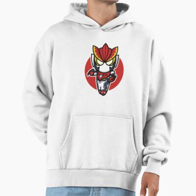 Ultraman Rosso Chibi Style Kawaii Hoodie