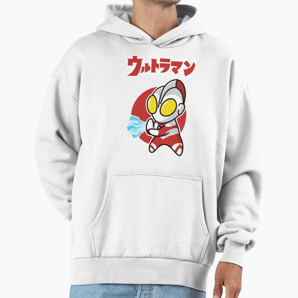 Ultraman Chibi Style Kawaii Spacium Ray Hoodie