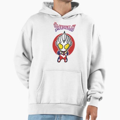 Ultraman Tiga Multi Type Chibi Style Kawaii Hoodie