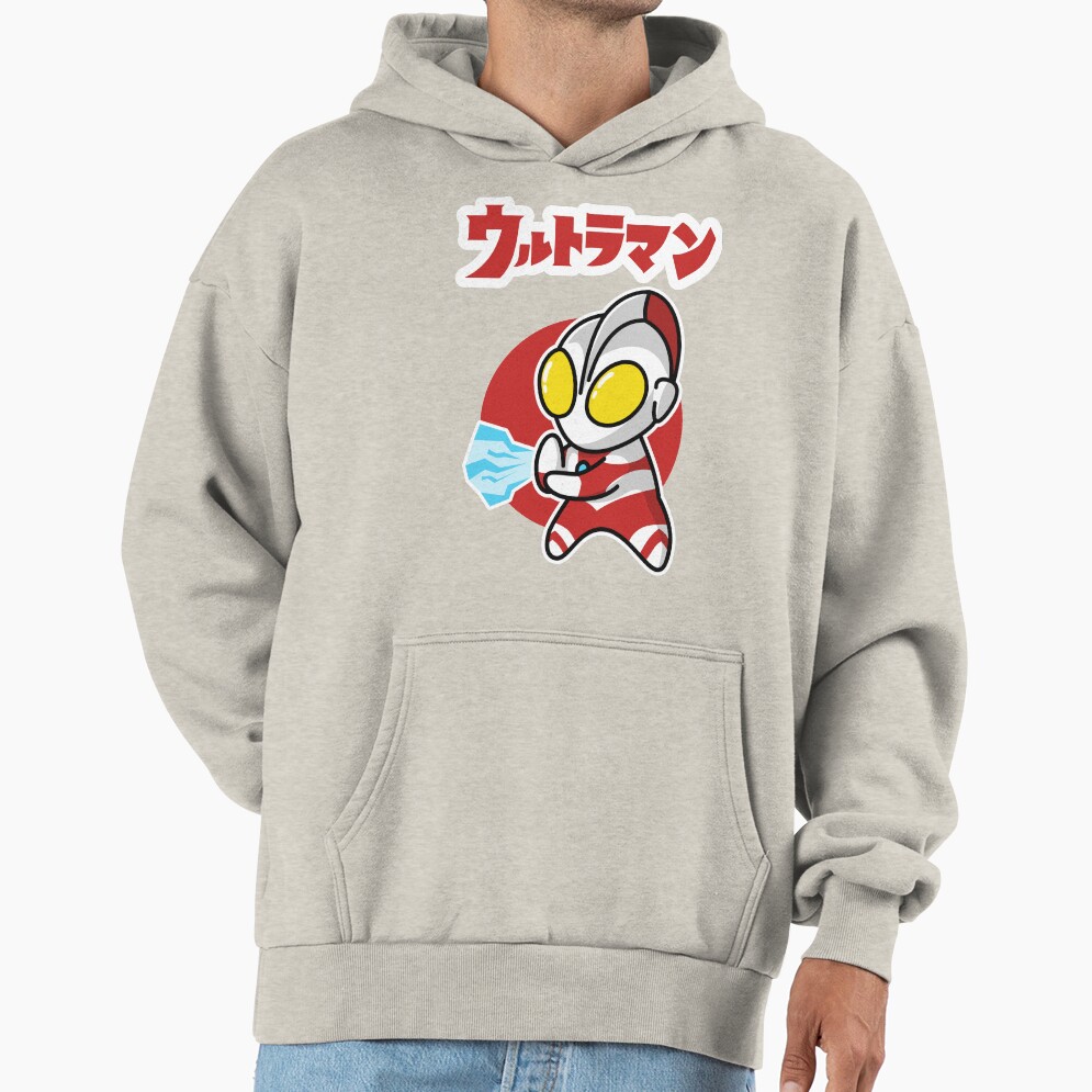 Ultraman Chibi Style Kawaii Spacium Ray Hoodie - Image 3