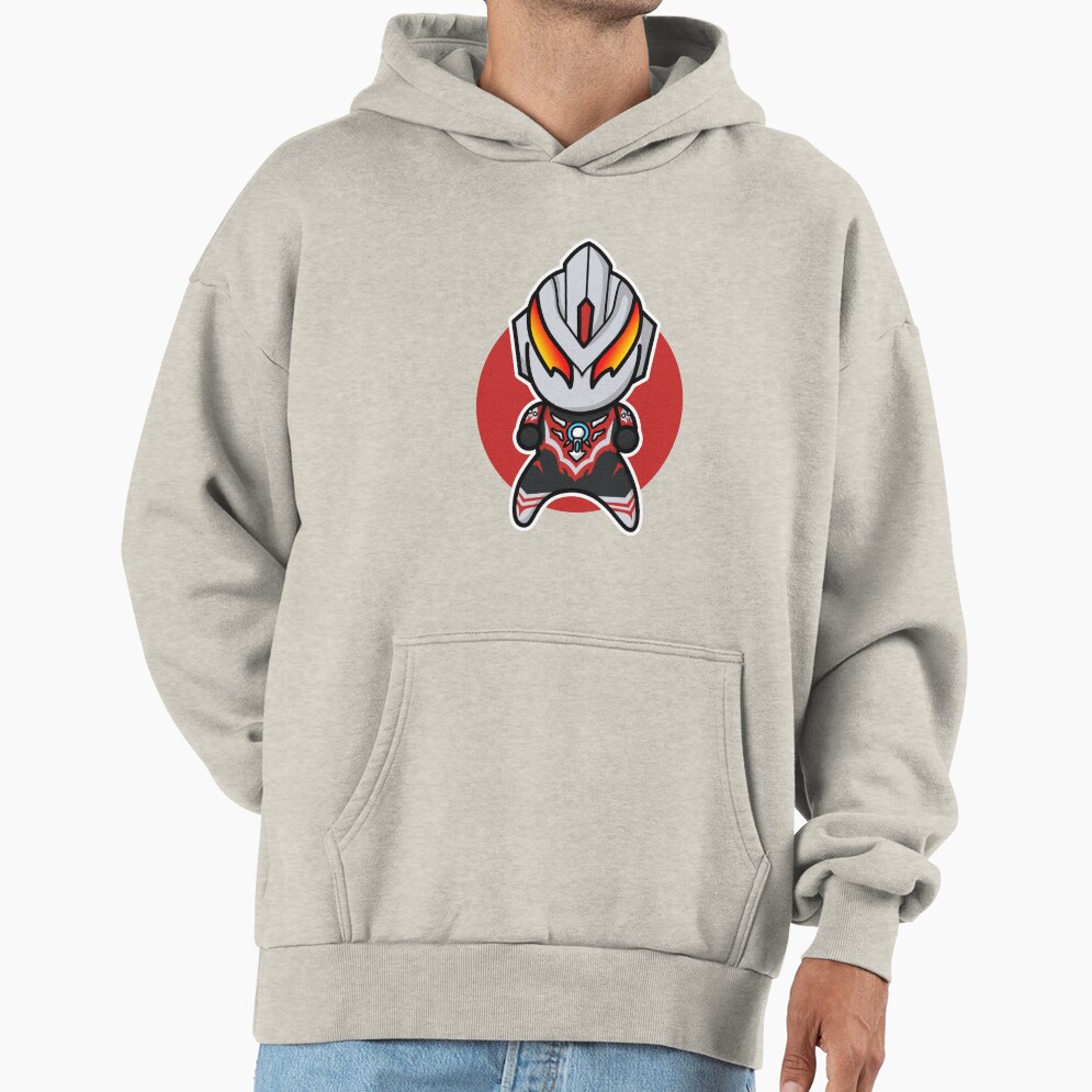 Ultraman Orb Thunder Breastar Chibi Style Kawaii Hoodie - Image 3