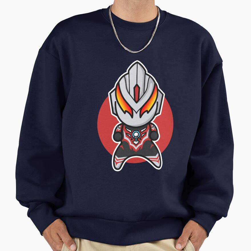 Ultraman Orb Thunder Breastar Chibi Style Kawaii Sweatshirt - Image 5