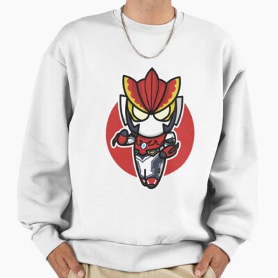 Ultraman Rosso Chibi Style Kawaii Sweatshirt