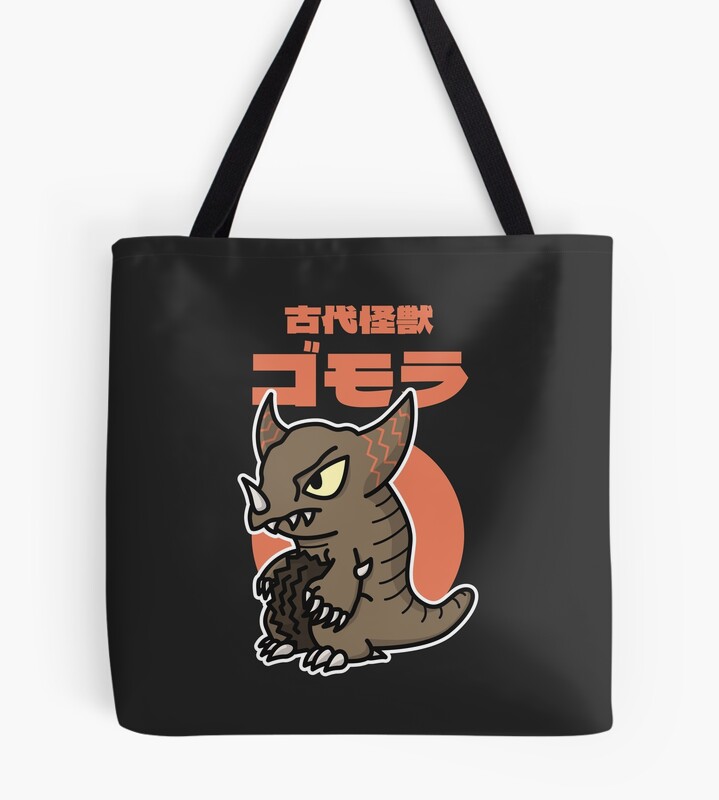 Ancient Kaiju Gomora Chibi Style Kawaii Tote Bag