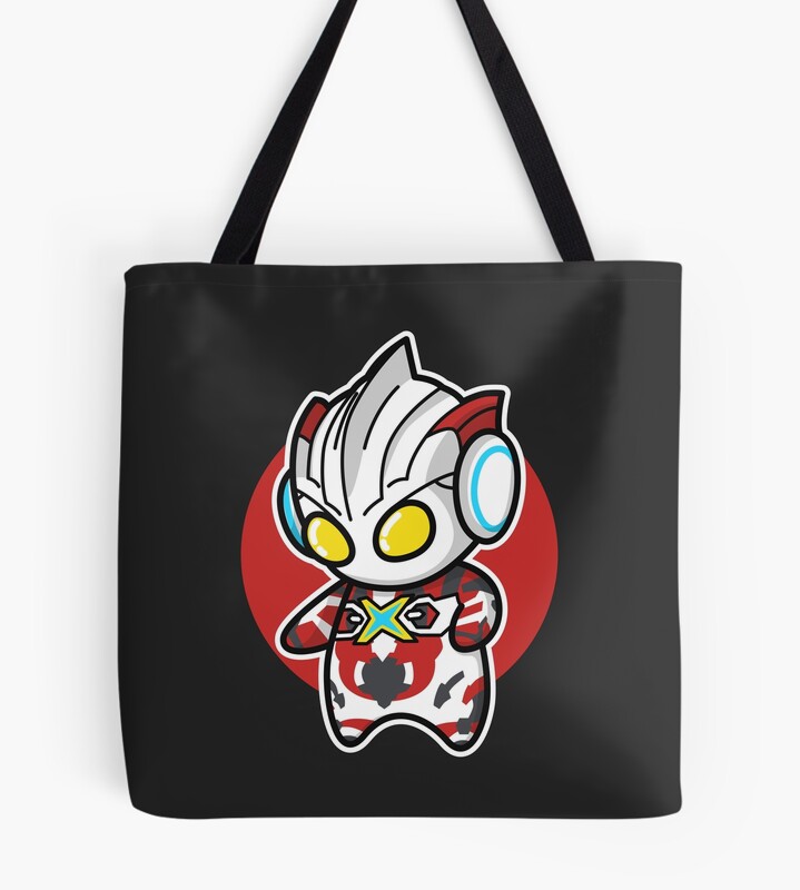 Ultraman X Chibi Style Kawaii Tote Bag
