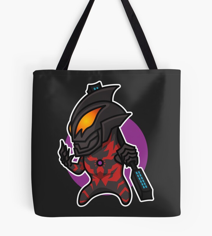 Ultraman Belial Chibi Style Kawaii Tote Bag