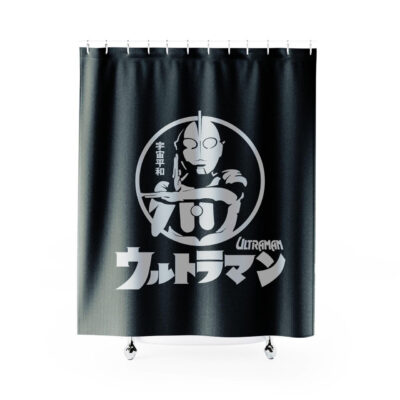 Ultraman Hero Japanese Logo Shower Curtain