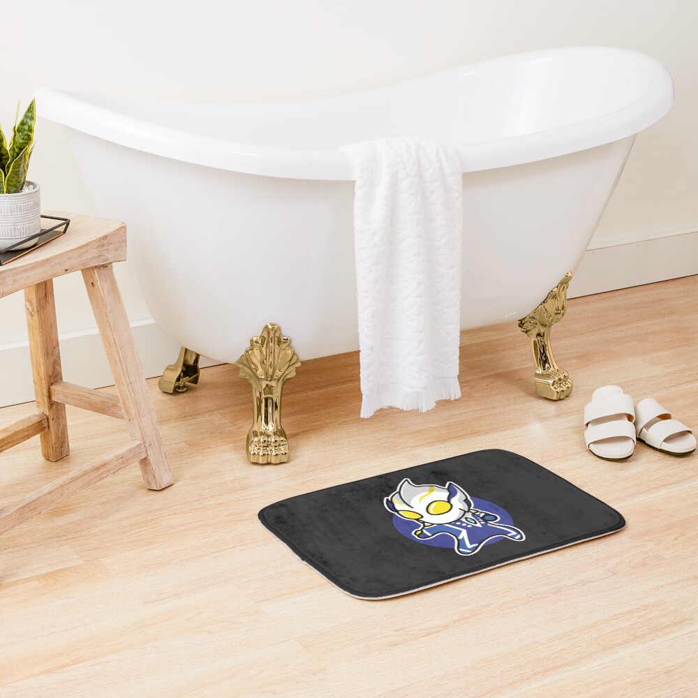 Ultraman Hikari Chibi Style Kawaii Bath Mat - Image 2