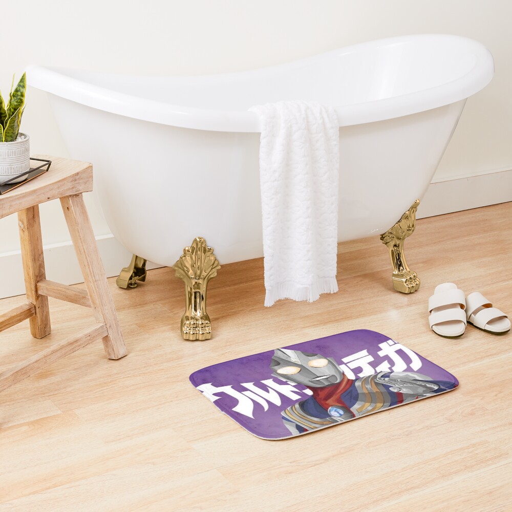 Ultraman Purple Background Bath Mat - Image 2