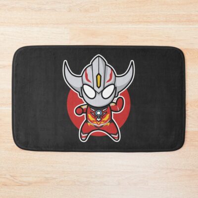 Ultraman Orb Burnmite Chibi Style Kawaii Bath Mat
